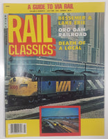 Vintage 1980 July A Guide To VIA Rail Volume 9 Number 4 Magazine