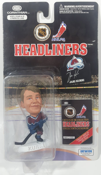 1997 Kenner Starting Lineup Peter Forsberg Colorado Avalanche NHL Action  Figure
