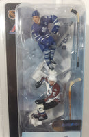 2003 McFarlane NHL NHLPA Ice Hockey 2 Player Pack Mats Sundin Toronto Maple Leafs and Peter Forsberg Miniature Sports Figures New in Package