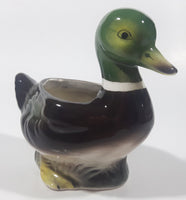Vintage Mallard Duck Ceramic Pottery Planter Dish 5" Long