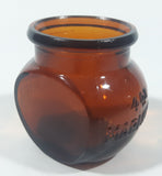 Vintage 4 oz Marmite Amber Glass Jar 2 1/2" Tall