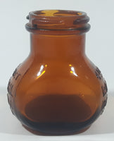Vintage 4 oz net Bovril Canada Limited Amber Glass Jar 3" Tall