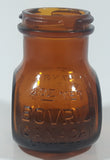 Vintage 4 oz net Bovril Canada Limited Amber Glass Jar 3" Tall