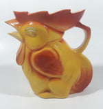Antique Chicken Rooster Hen Shaped 5" Tall Ceramic Pottery Pitcher Ewer Jug