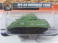 1998 Matchbox M4 A3 Sherman Tank Army Green Die Cast Toy Car Vehicle New in Package