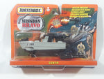 1998 Matchbox Mission Bravo Water Dragon Boat Army Green Die Cast Vehicles and Figures Set 32870 New in Package