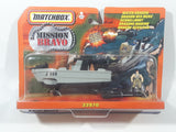 1998 Matchbox Mission Bravo Water Dragon Boat Army Green Die Cast Vehicles and Figures Set 32870 New in Package