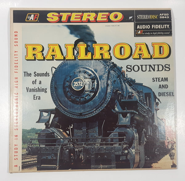 Vintage Audio Fidelity Railroad Sounds The Sounds of a Vanishing Era Steam and Diesel 12" Vinyl Record Album