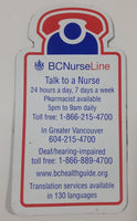 BC Nurse Line 2 1/4" x 4 1/4" Thin Rubber Fridge Magnet