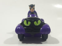 1991 DC Comics Cat Woman in Purple Plastic Toy Car Vehicle McDonald's Happy Meal