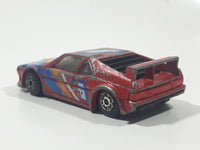 1988 Matchbox BMW M1 Red Die Cast Toy Rally Racing Car Vehicle