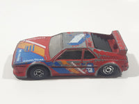 1988 Matchbox BMW M1 Red Die Cast Toy Rally Racing Car Vehicle