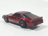 Vintage 1984 Hot Wheels Chevrolet Camaro Z28 Metallic Red Die Cast Toy Muscle Car Vehicle