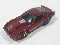 Vintage 1984 Hot Wheels Chevrolet Camaro Z28 Metallic Red Die Cast Toy Muscle Car Vehicle