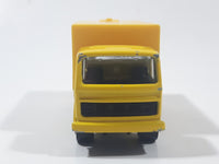 Majorette Leon's Canada's Only Furniture Superstores Semi Truck Yellow 1/100 Scale Die Cast Toy Car Vehicle with Opening Rear Doors