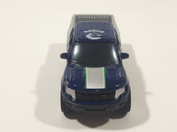 2010 Maisto Top Dog NHL Ice Hockey Vancouver Canucks Ford F-150 Raptor Truck Dark Blue and Silver Grey Die Cast Toy Car Vehicle