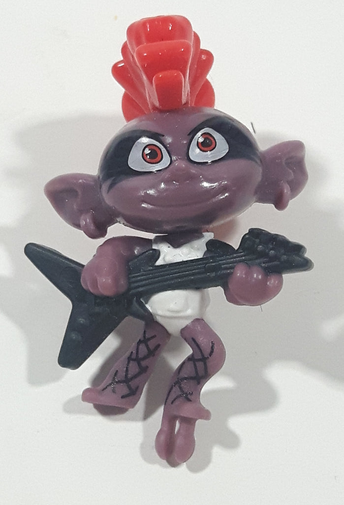 Kinder Surprise Punk Rocker with Purple Skin and Red Mohawk Guitar Pla ...