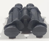 Grey Plastic 3/4" Toy Binoculars Action Figure Accessory