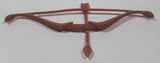 Brown Plastic 3 7/8" Toy Bow and Arrow Action Figure Accessory