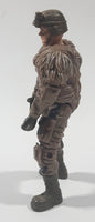 Chap Mei S1 Sentinel 1 Army Military Soldier 4" Tall Toy Action Figure - Brown Camo