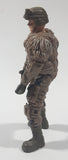 Chap Mei S1 Sentinel 1 Army Military Soldier 4" Tall Toy Action Figure - Brown Camo