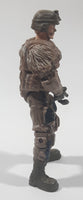 Chap Mei S1 Sentinel 1 Army Military Soldier 4" Tall Toy Action Figure - Brown Camo