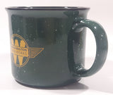 Wheeler Equipment Washington Iron Works 4" Tall Green Enamel Heavy Ceramic Coffee Mug Cup