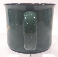 Wheeler Equipment Washington Iron Works 4" Tall Green Enamel Heavy Ceramic Coffee Mug Cup