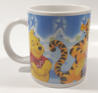 Disney Winnie The Pooh Character Eeyore Tigger Piglet Winnie 3 3/4" Tall Ceramic Coffee Mug Cup