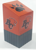 Canada Post B.C. Lions CFL Football Team Mail Box Shaped Orange 3" Tall Plastic Coin Bank