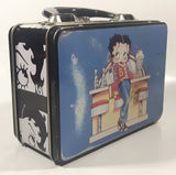 1996 King Features Syndicate Betty Boop Waitress in Roller Skates Diner Themed Tin Metal Lunch Box