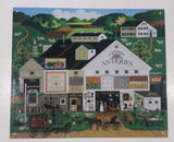1985 Charles Wysocki Peppercricket Farms Antiques 10 1/2" x 12 1/2" Tin Metal Sign