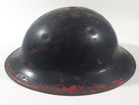 Vintage WWII British Military Brodie Helmet with Liner