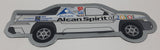 Alcan Spirit of 2010 Tour Vancouver Winter Olympic Games RBC Financial Group Car Shaped 1 1/2" x 4 1/8" Thin Rubber Fridge Magnet