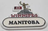 Winnipeg Manitoba 2 1/2" x 2 5/8" Rubber Fridge Magnet