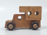 Vintage 1970s The Wooden Toy Company of Canada Camper Truck Wood Toy Car Vehicle