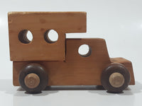 Vintage 1970s The Wooden Toy Company of Canada Camper Truck Wood Toy Car Vehicle