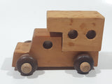 Vintage 1970s The Wooden Toy Company of Canada Camper Truck Wood Toy Car Vehicle