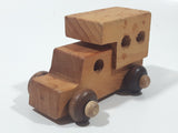 Vintage 1970s The Wooden Toy Company of Canada Camper Truck Wood Toy Car Vehicle