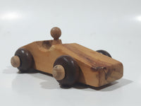 Vintage 1970s The Wooden Toy Company of Canada Racer Car Wood Toy Vehicle
