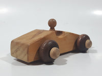 Vintage 1970s The Wooden Toy Company of Canada Racer Car Wood Toy Vehicle