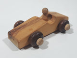 Vintage 1970s The Wooden Toy Company of Canada Racer Car Wood Toy Vehicle