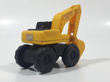 CAT Caterpillar Excavator Yellow Plastic Toy Car Vehicle 9862