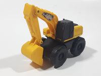 CAT Caterpillar Excavator Yellow Plastic Toy Car Vehicle 9862