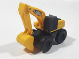 CAT Caterpillar Excavator Yellow Plastic Toy Car Vehicle 9862