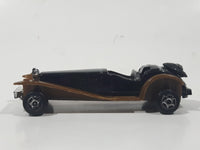 Unknown Brand Antique Classic Car Black with Brown Fenders Die Cast Toy Car Vehicle