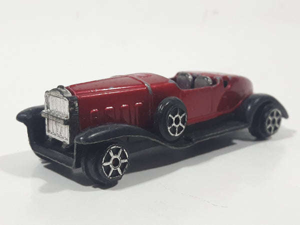 Vintage Summer Marz Karz S8106 1930 Packard Boattail Speedster Red with Black Fenders Die Cast Toy Car Vehicle