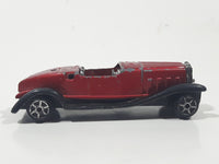 Vintage Summer Marz Karz S8106 1930 Packard Boattail Speedster Red with Black Fenders Die Cast Toy Car Vehicle