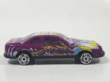Unknown Brand Stock Car #19 Speedway Purple Die Cast Toy Race Car Vehicle