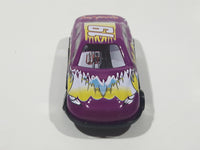 Unknown Brand Stock Car #19 Speedway Purple Die Cast Toy Race Car Vehicle